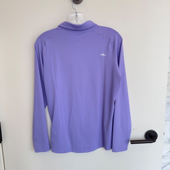 KJUS Women's Long Sleeve Scotscraig Golf Polo Shirt, UPF 50+ - Picture 2 of 4